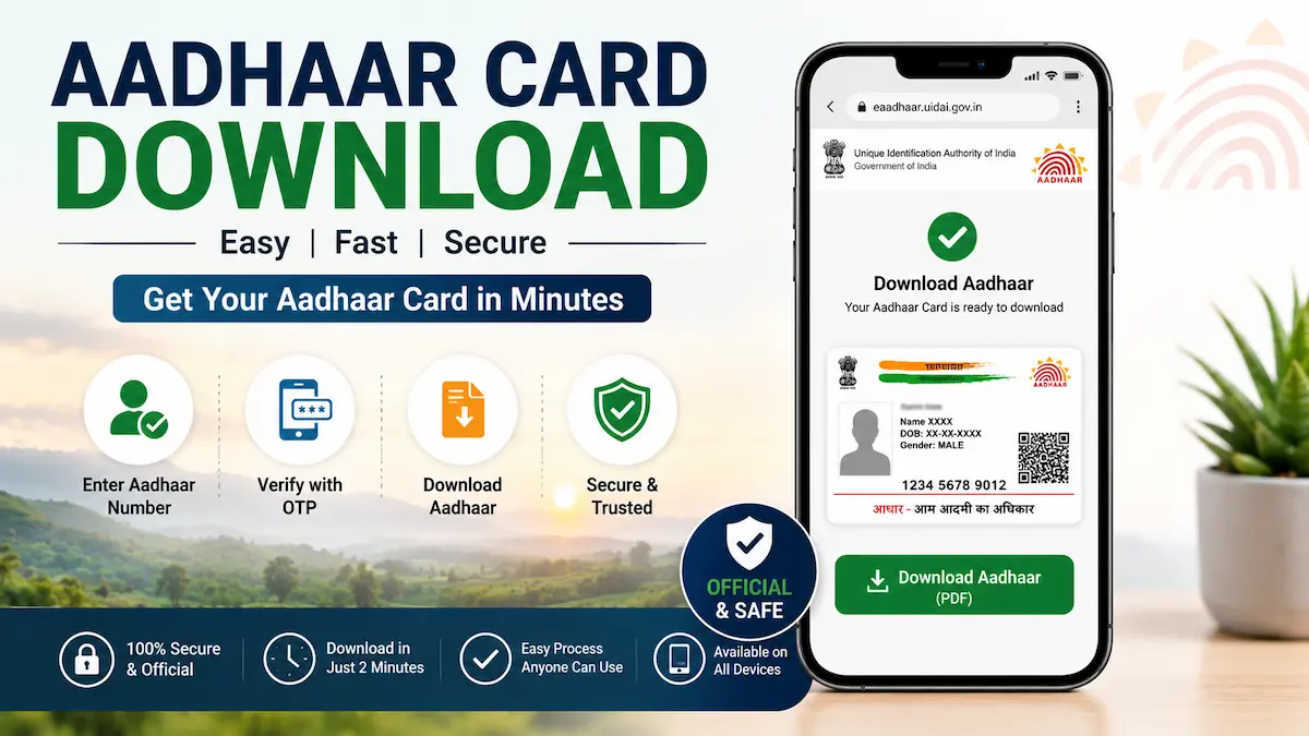 Aadhar card download